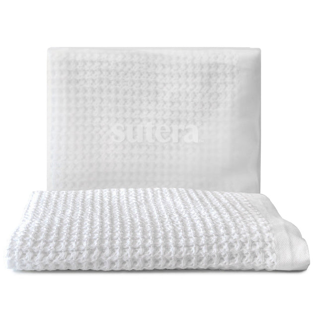 Silverthread Bath Towels - White – Sutera