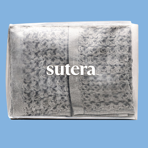 SUTERA - Wash Towels Extra Absorbent Silverthread Washcloths Set - Pack of  4 Grey - 100% CA-Grown Cotton - Luxury Soft Durable Quick Drying Fabric  Bathroom Face Cloths - Yahoo Shopping
