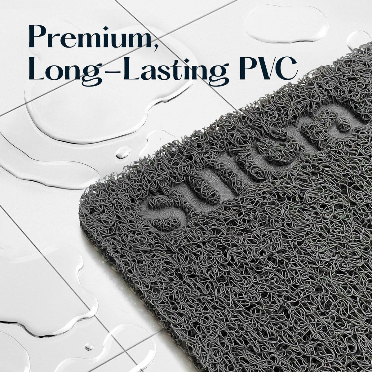 Stone Bath Mat + Slide Guard Shower Mat Bundle