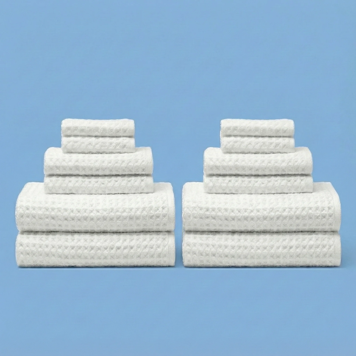 Silverthread White Bath Towel Bundle