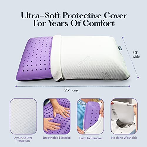 Lavender Zen Memory Foam Aromatherapy Cooling Pillow Sutera