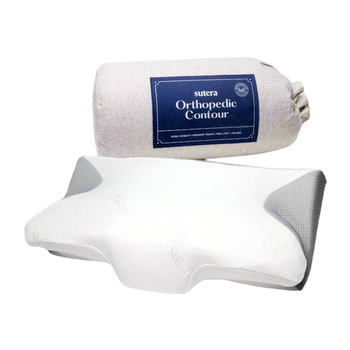 Sutera Dream Deep pillow dual loft height comparison side by side