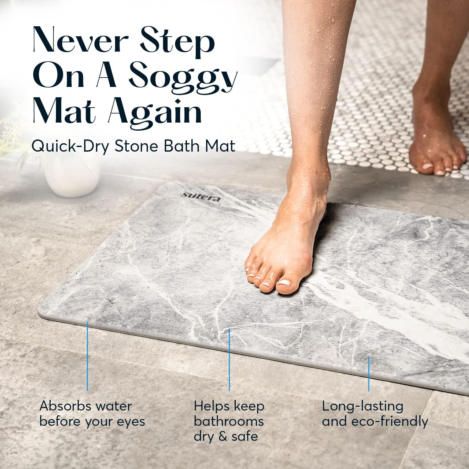 Sutera Stone Bath Mat