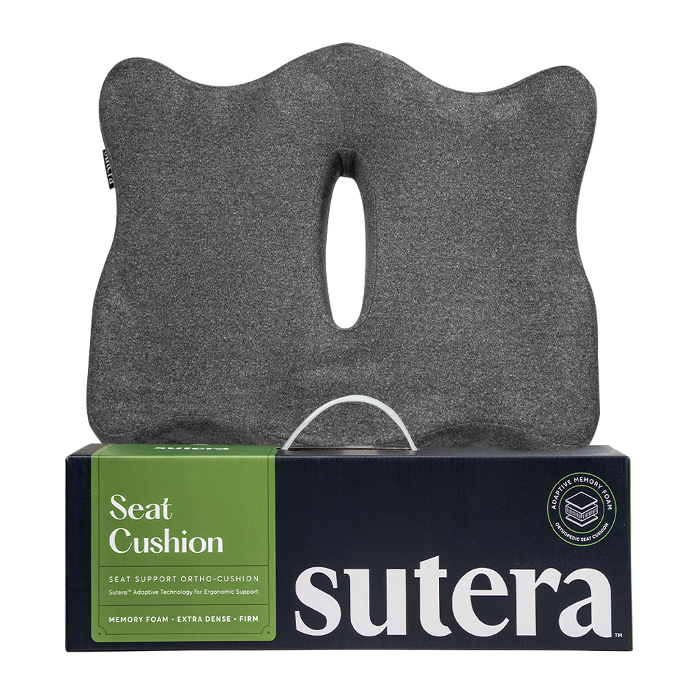 Sutera Seat Support Ortho Cushion Dark Grey