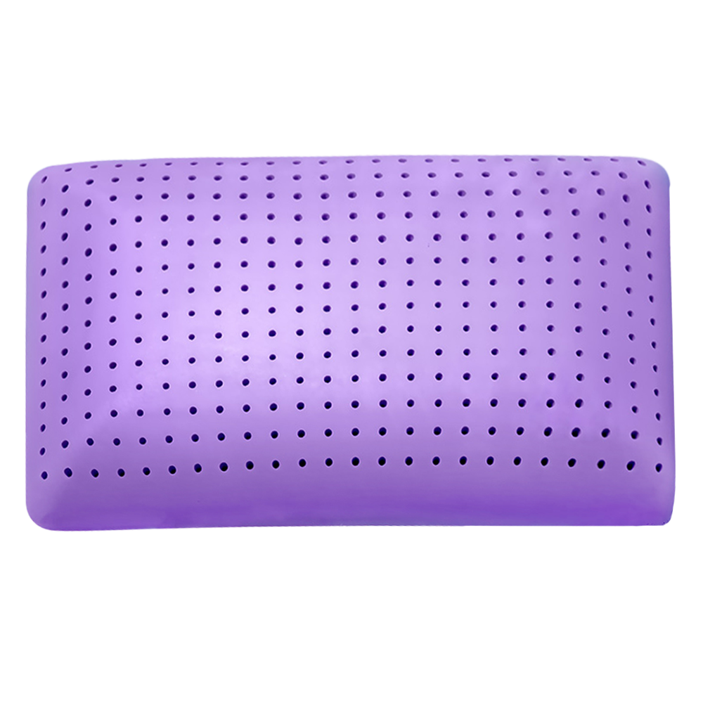 Lavender Zen Pillow Close Up Showing Micro-Channel Pore cooling technology.